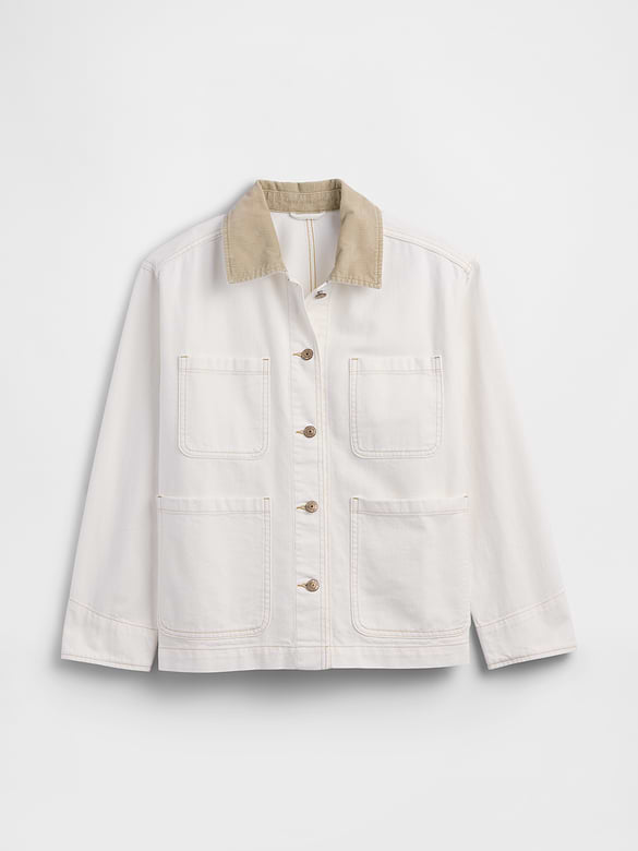 Relaxed Denim Chore Jacket