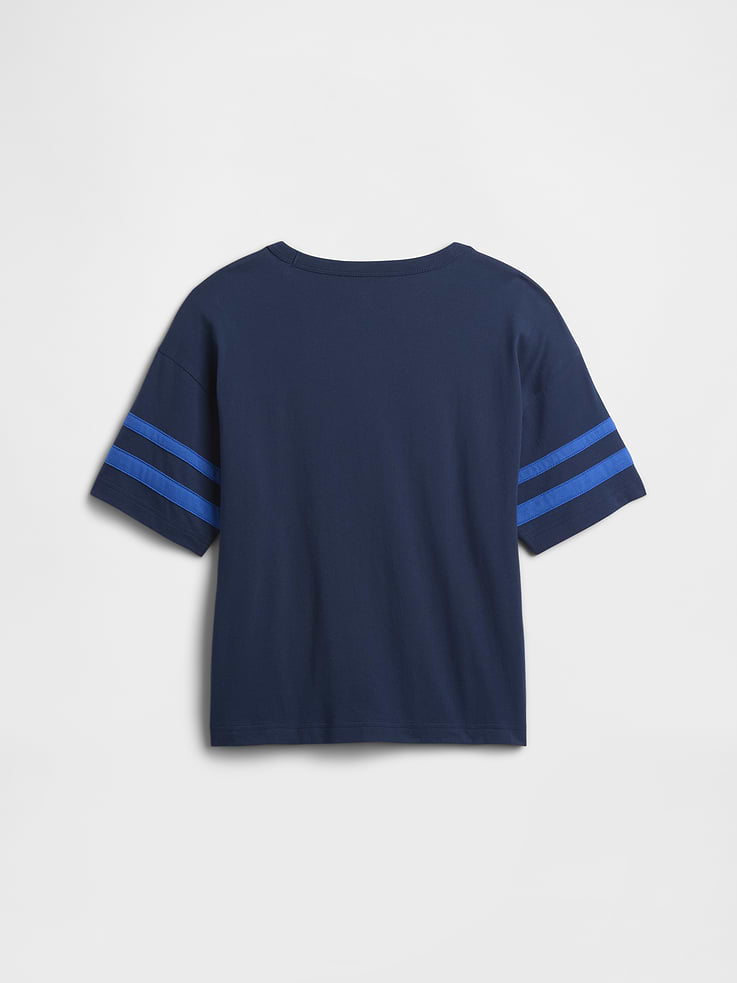 Image 2 of 3, Kids Everyday Soft Boxy Stripe T-Shirt