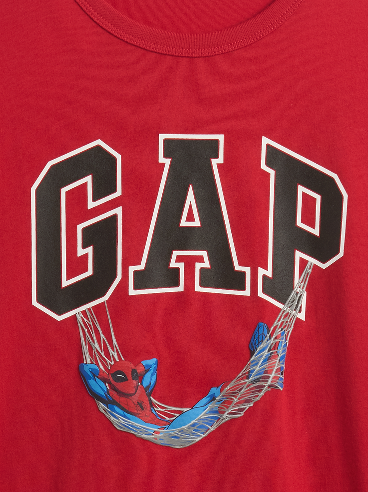 Image number 3 showing, GapKids Marvel Spider-Man Logo T-Shirt