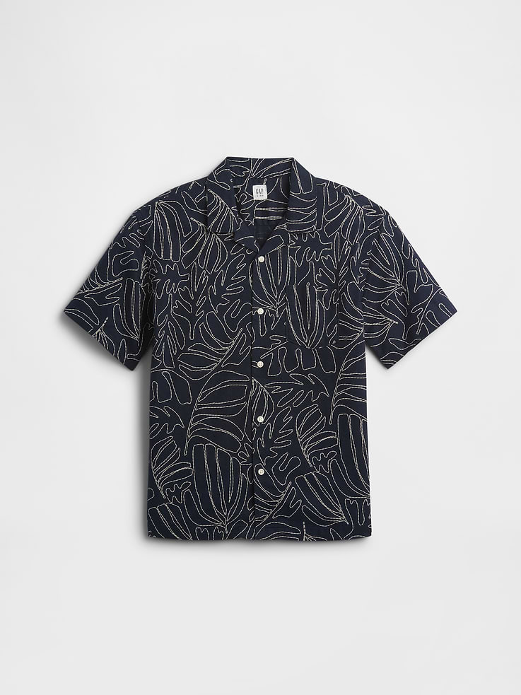 Image number 1 showing, Kids Textured Vacay Shirt