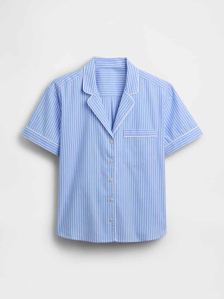 Image number 5 showing, Poplin PJ Shirt