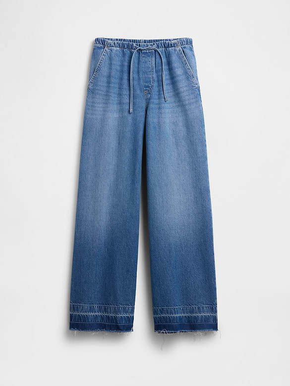 Mid Rise UltraSoft Easy Baggy Jeans