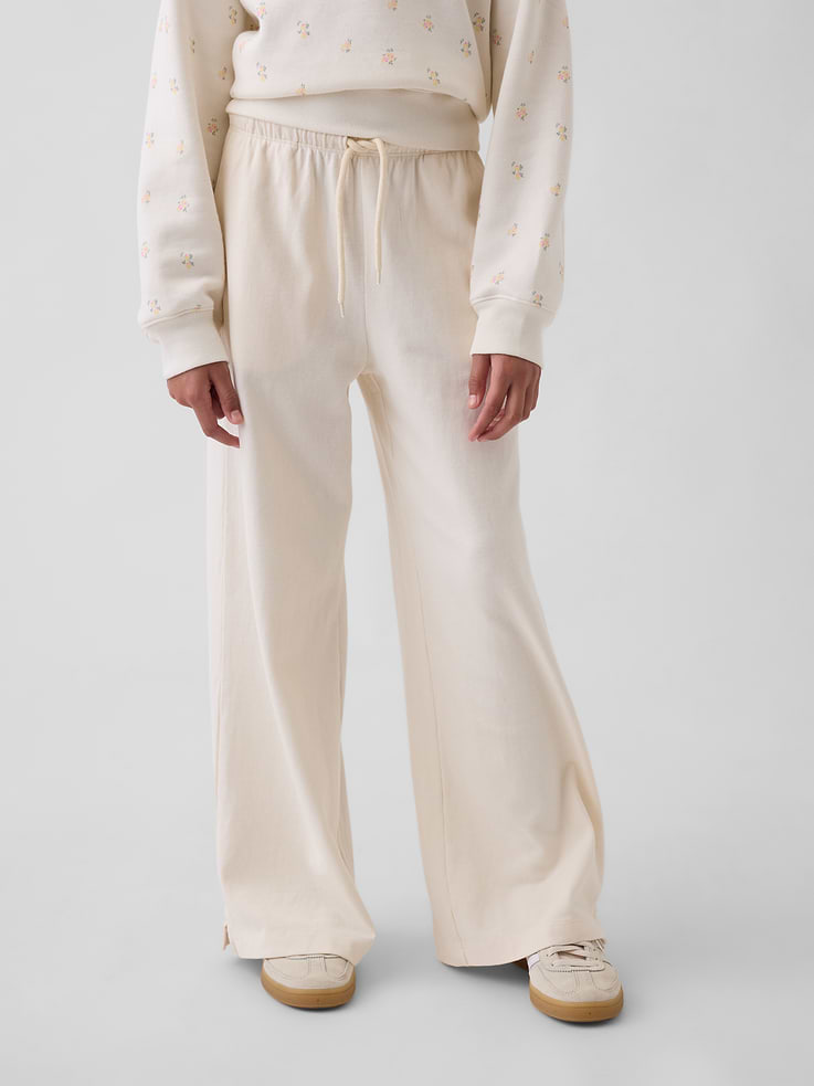 Image number 3 showing, Kids Relaxed Wide-Leg Pants