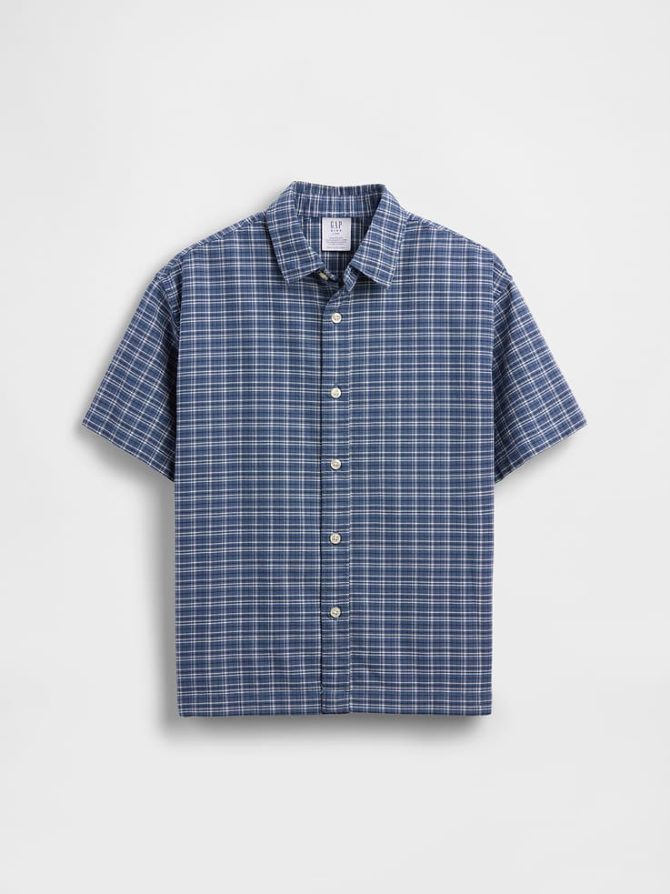 Image number 2 showing, Kids Relaxed Plaid Oxford Shirt