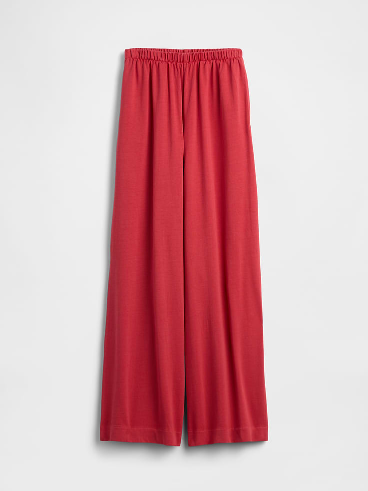 Image number 6 showing, Knit Wide-Leg Pants