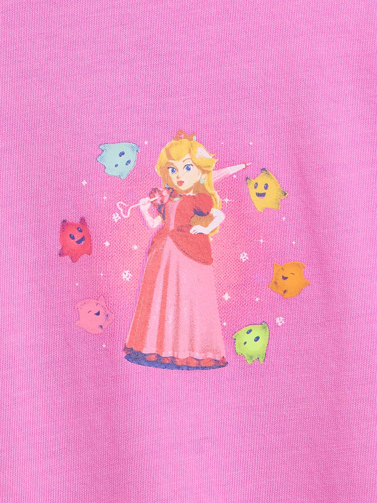 Image 5 of 5, Kids Super Mario Relaxed Graphic T-Shirt