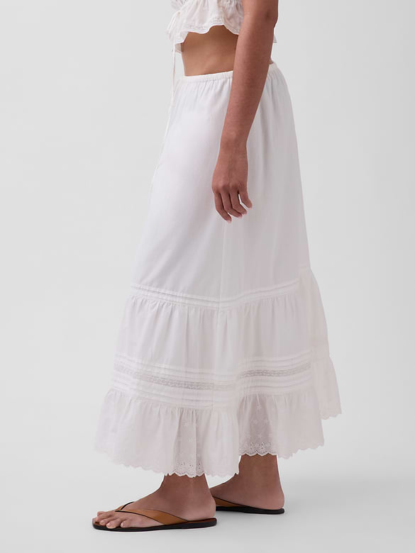 Tiered Easy Maxi Skirt