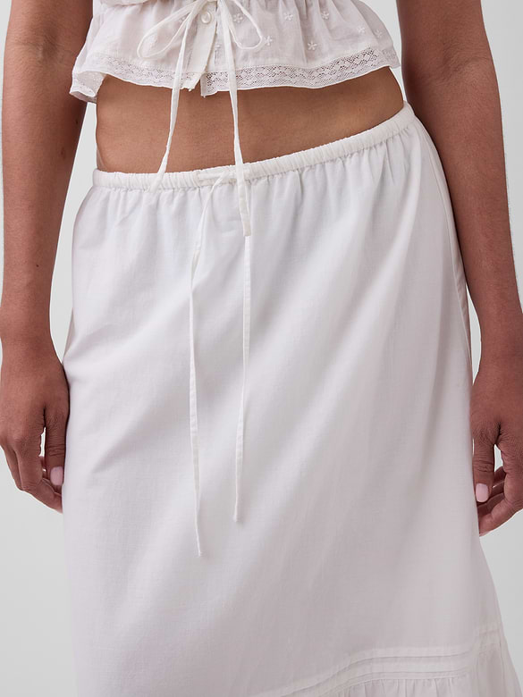 Tiered Easy Maxi Skirt