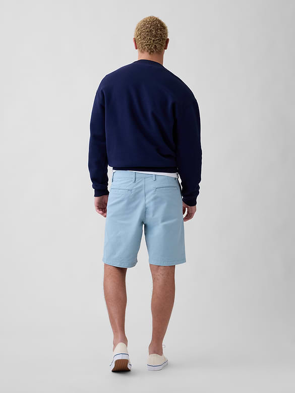 9" Essential Khaki Shorts