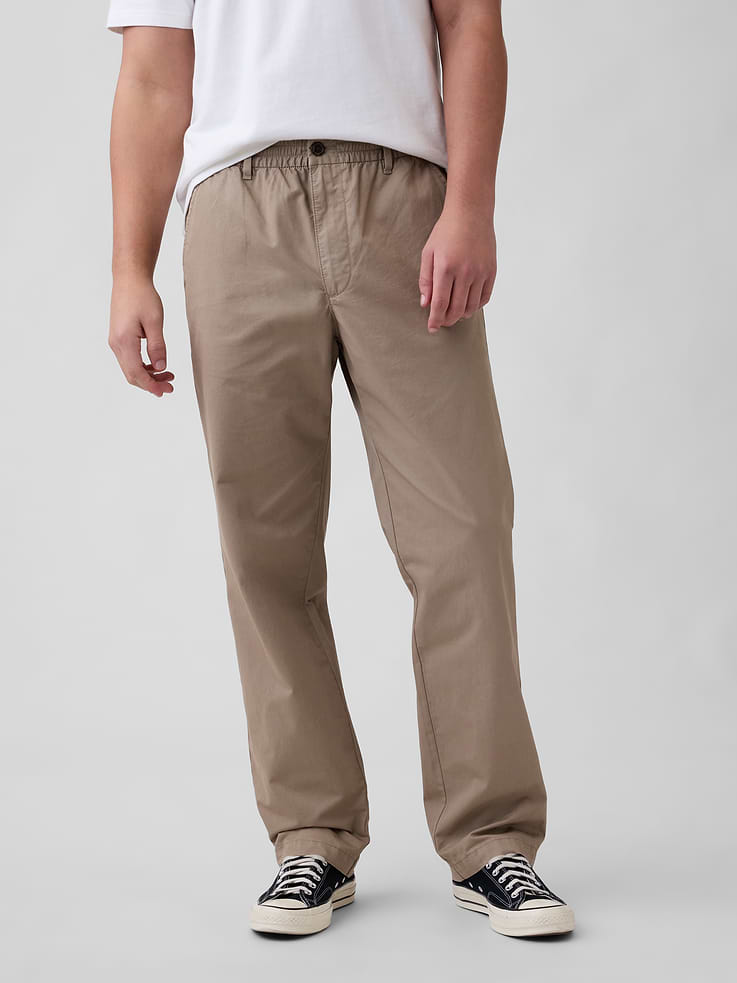 Image number 3 showing, Relaxed Pull-On Khakis