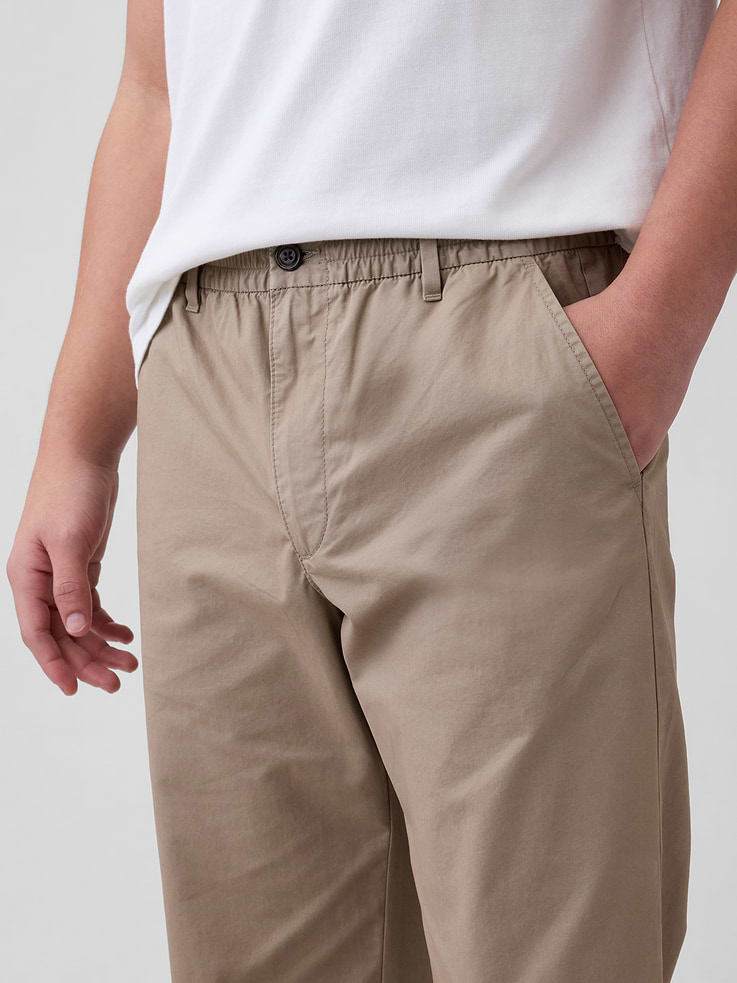 Image number 5 showing, Relaxed Pull-On Khakis