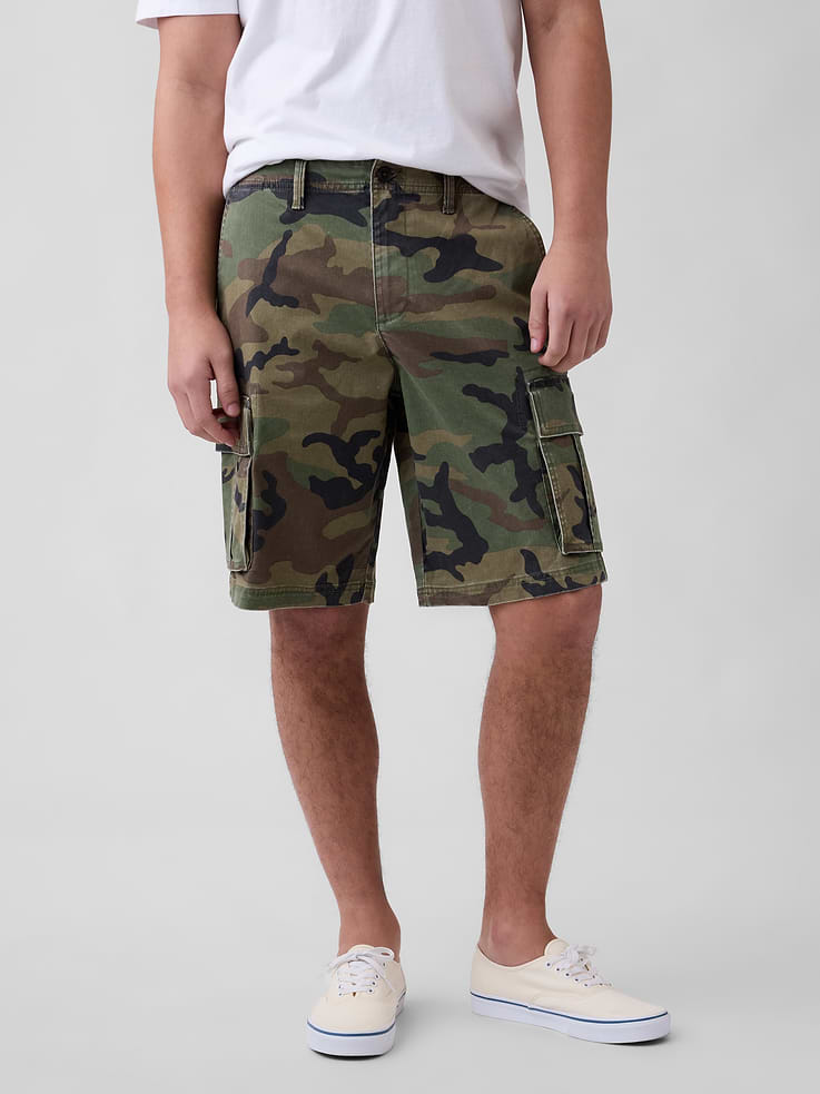 Image 3 of 6, 11" Essential Cargo Shorts