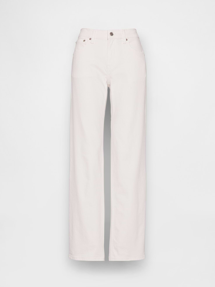 Image number 6 showing, Mid Rise Relaxed Straight Jeans