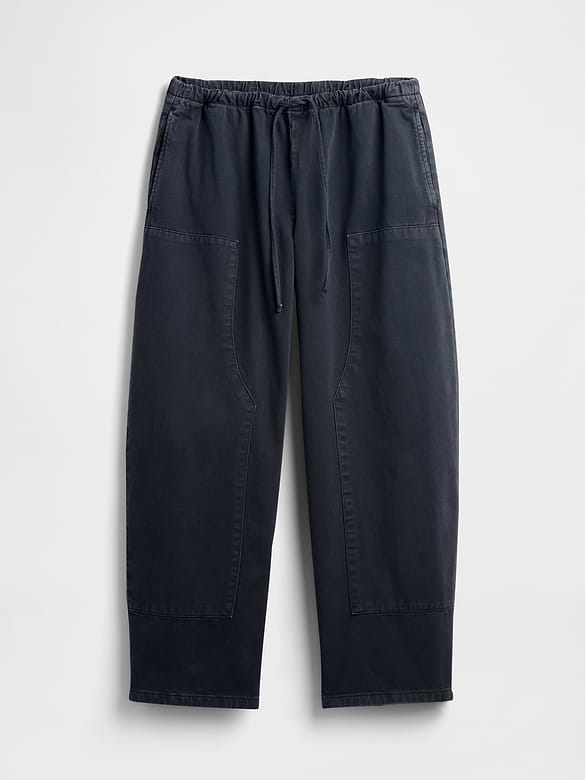 Easy Double-Knee Barrel Pants