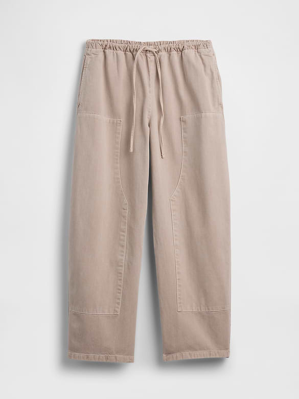 Easy Double-Knee Barrel Pants