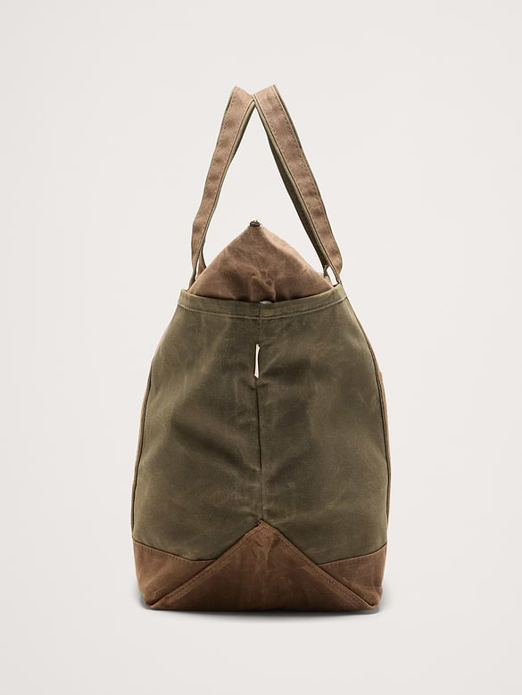 Waxed Canvas Tote by CB Station