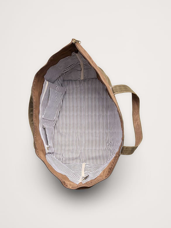 Waxed Canvas Tote by CB Station