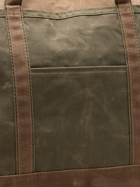 Waxed Canvas Tote by CB Station