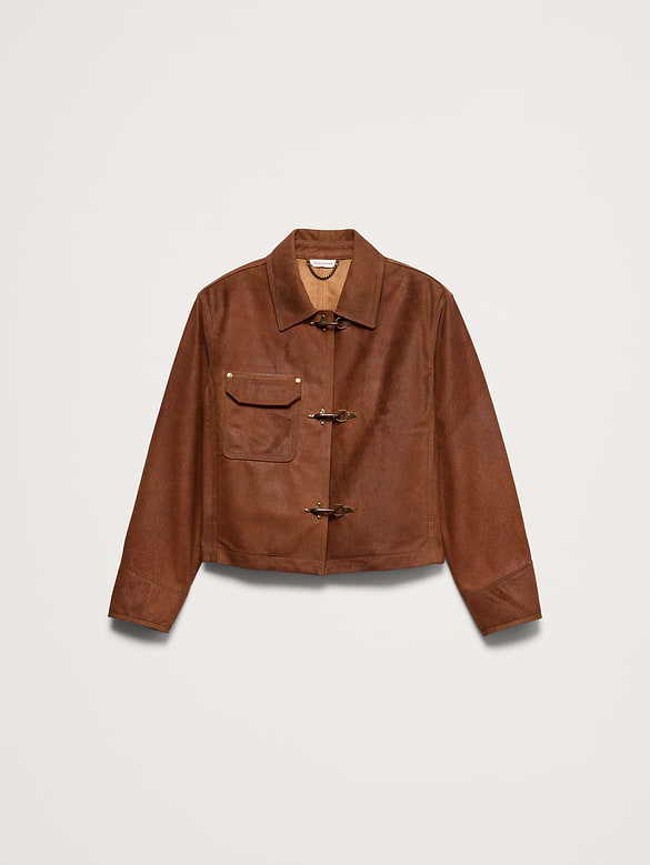Textured Suede Jacket