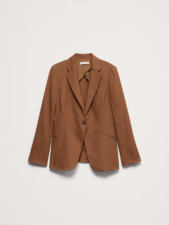 Slim Linen Blazer