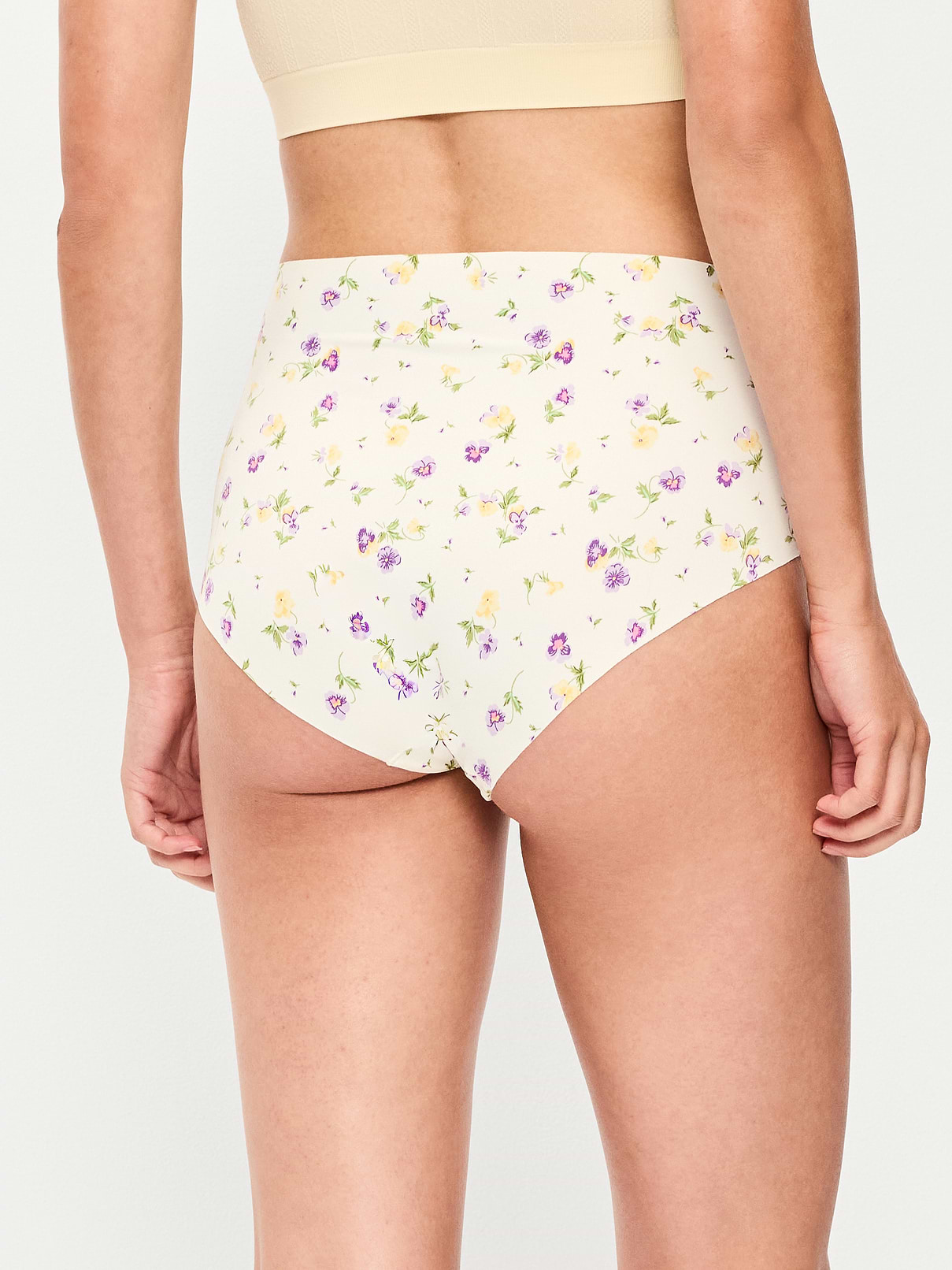 Image number 3 showing, High-Waisted No-Show Brief Underwear 6-Pack