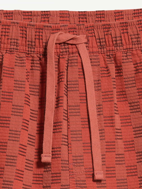 Short de jogging en tricot texturé, entrejambe de 18 cm
