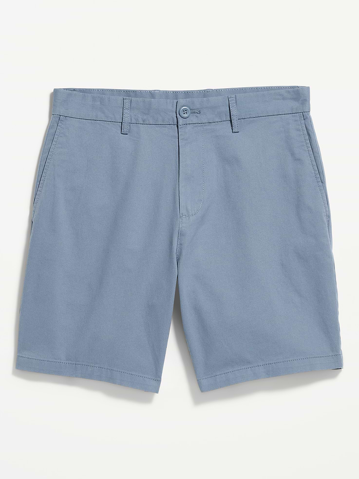 L'image numéro 6 présente Short Chino étroit Première nécessité à extensibilité intégrée, entrejambe de 5 cm