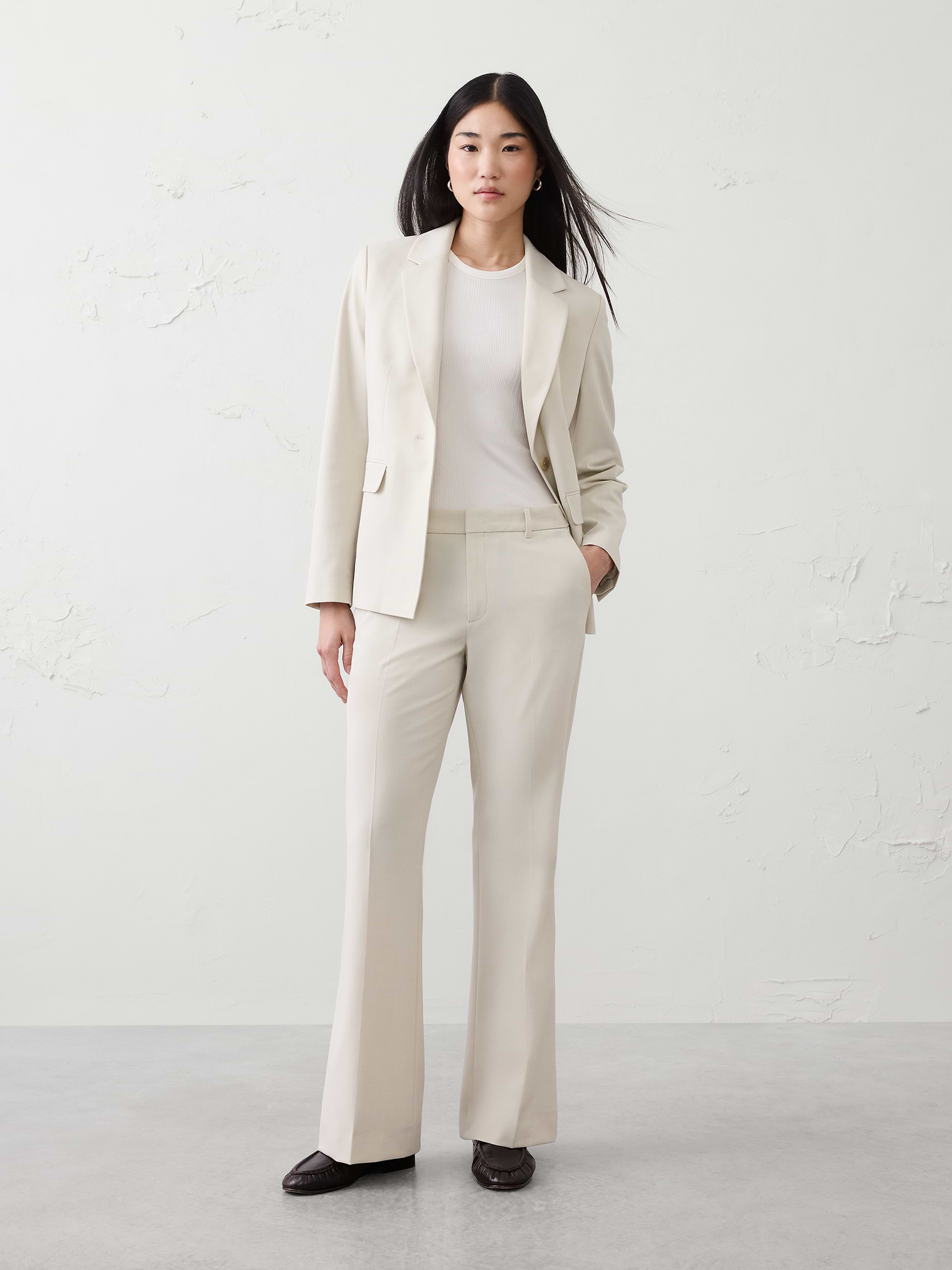Image number 1 showing, Bootcut High-Rise Sculpted Trouser