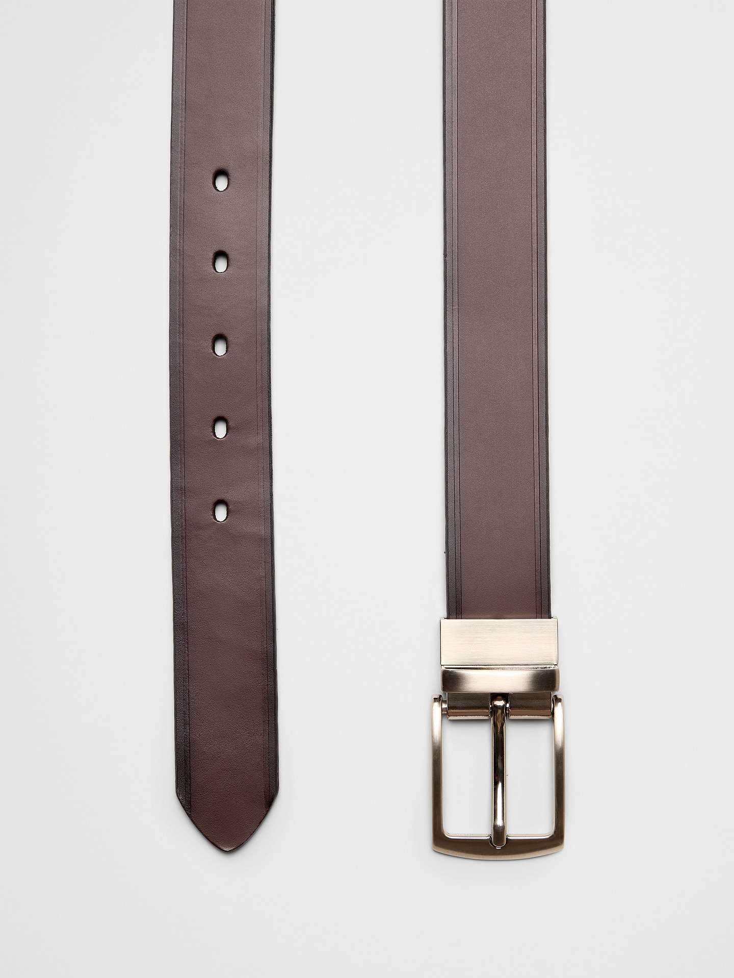 Image number 2 showing, Reversible Leather Dress Belt