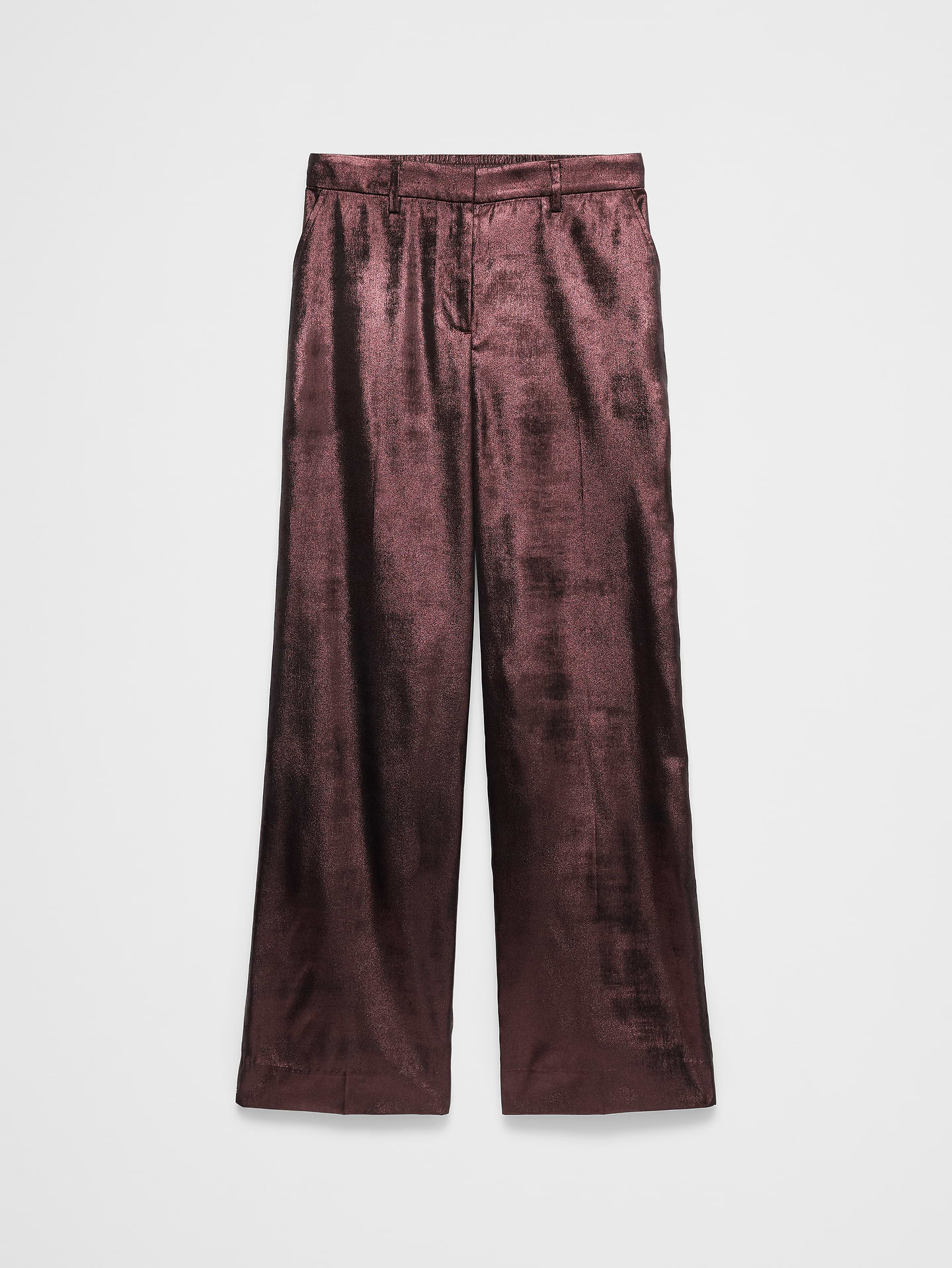 Image number 4 showing, Metallic Wide-Leg Pant