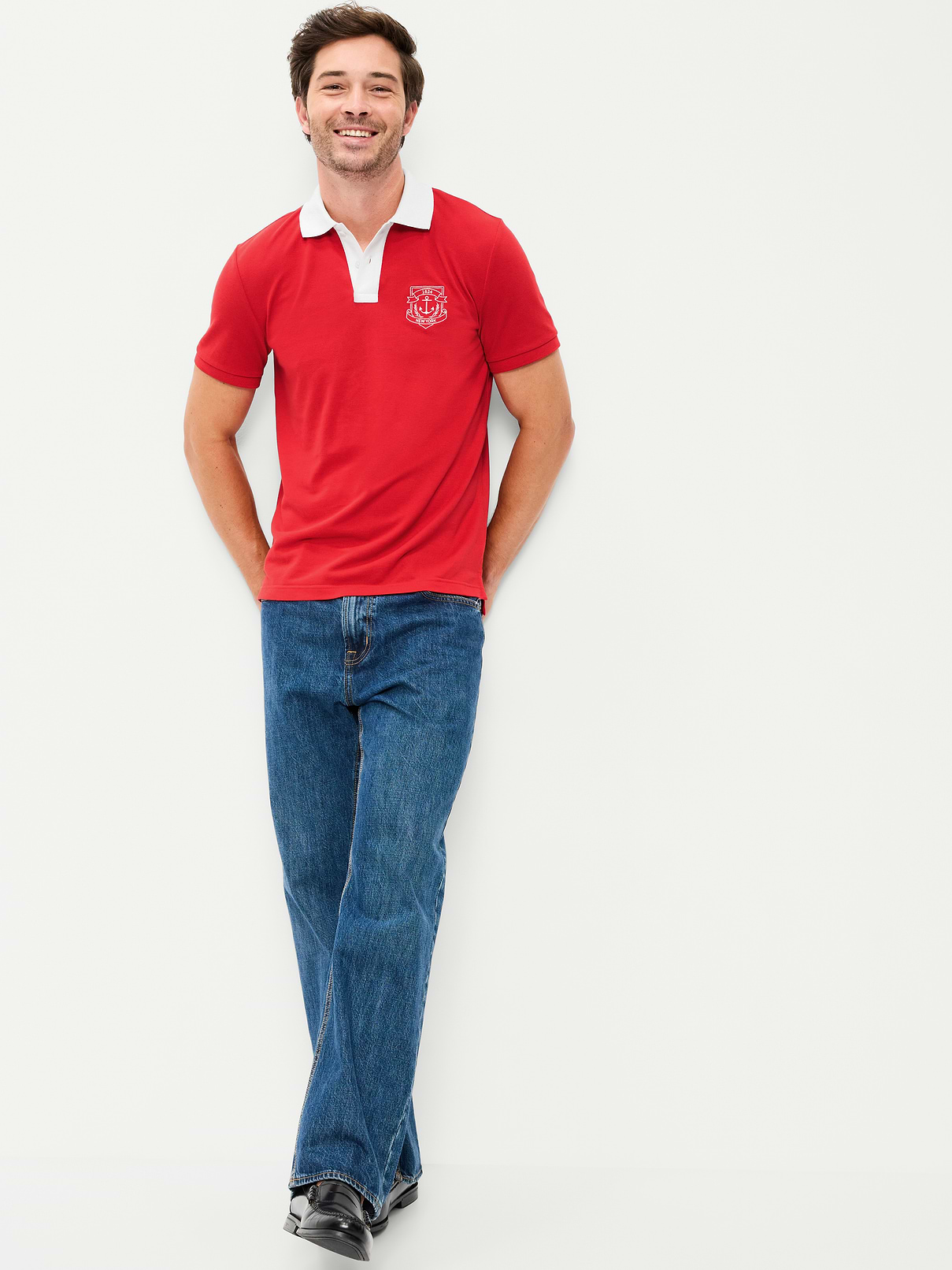 Image number 3 showing, Classic Fit Pique Graphic Polo