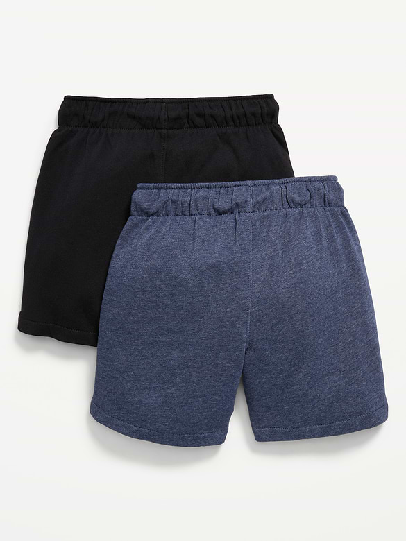Shorts de jogging en molleton qui tombe au-dessus du genou pour garçon (paquet de 2)