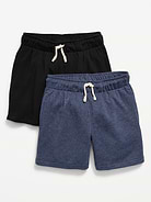Image 1 of 2, elasticized waistband, interior drawstring, on-seam pockets, faux fly, easy pull-on style, Product #880650