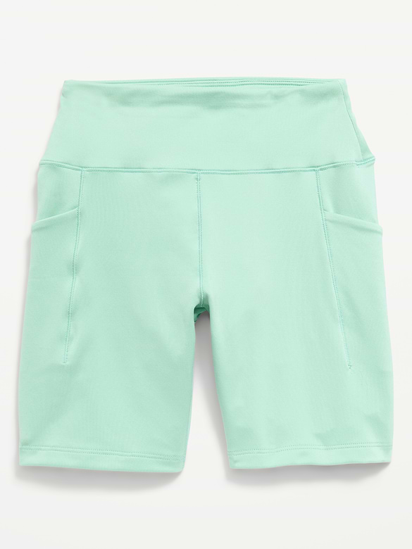 High-Waisted StudioSmooth Biker Shorts for Girls
