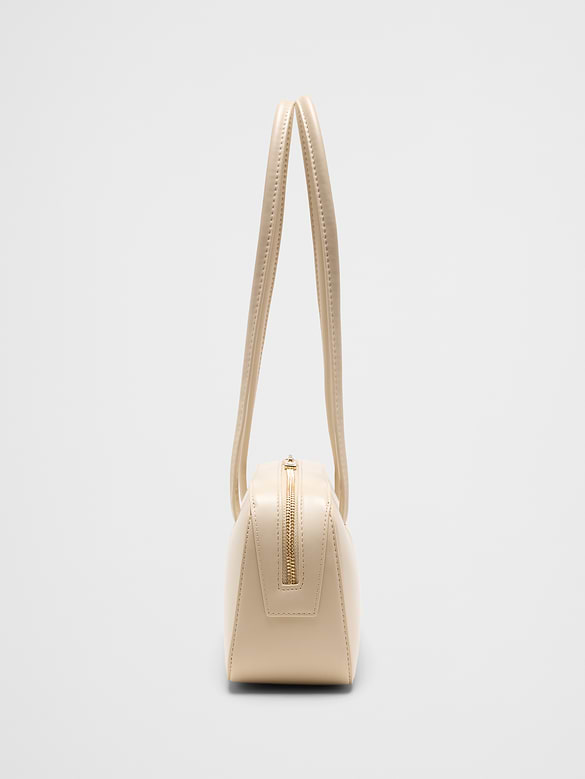 Vegan Leather East West Top Handle Bag