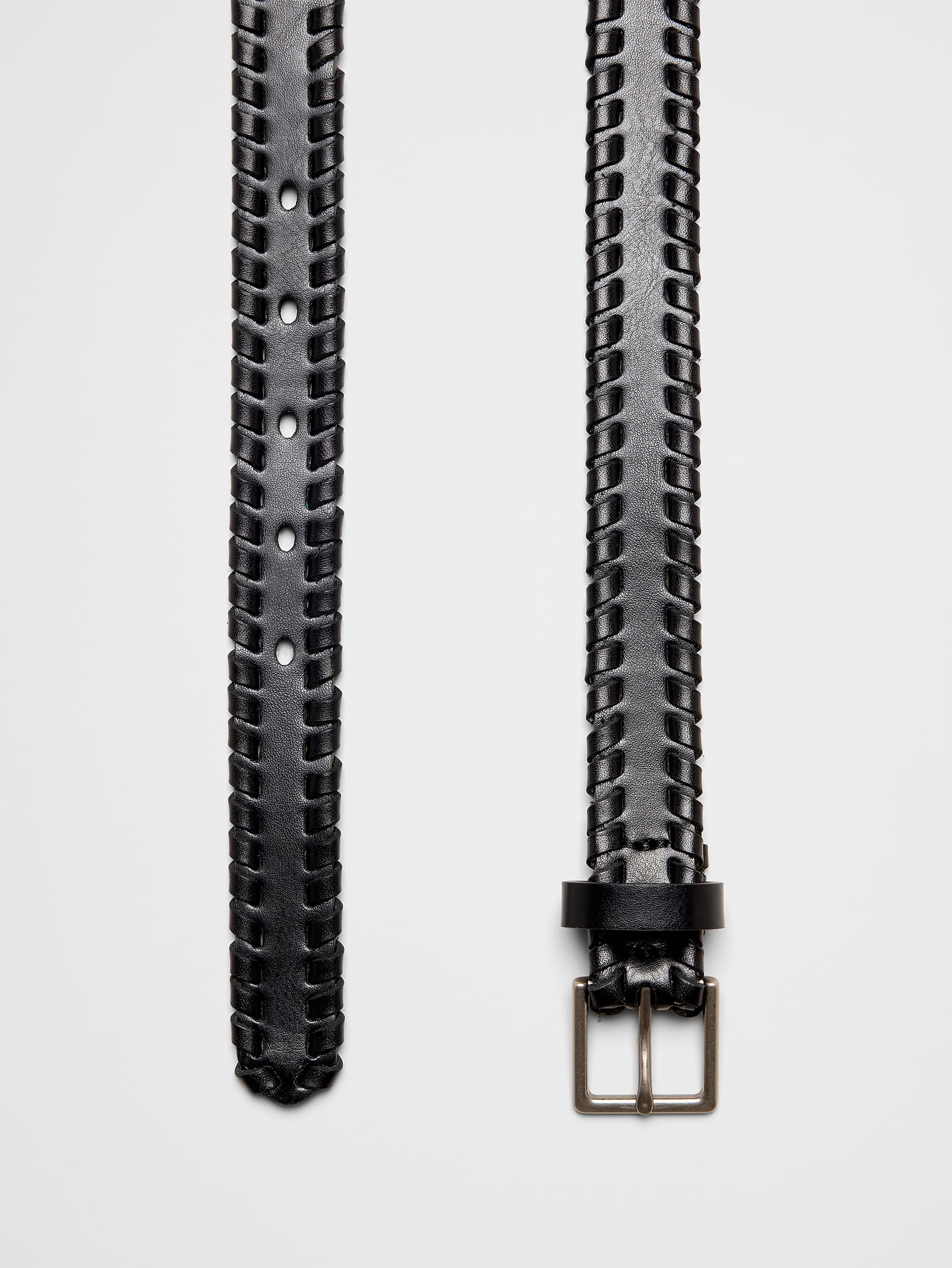 Image number 2 showing, Skinny Whipstitch Belt