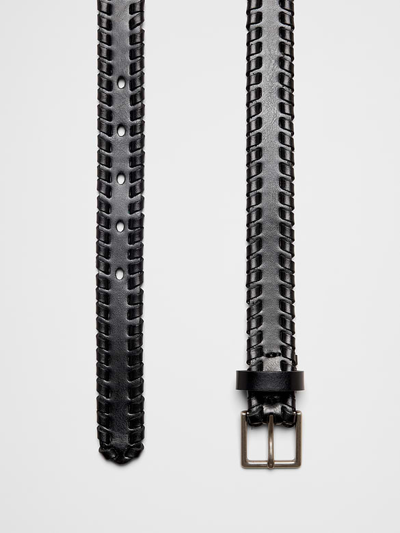 Skinny Whipstitch Belt