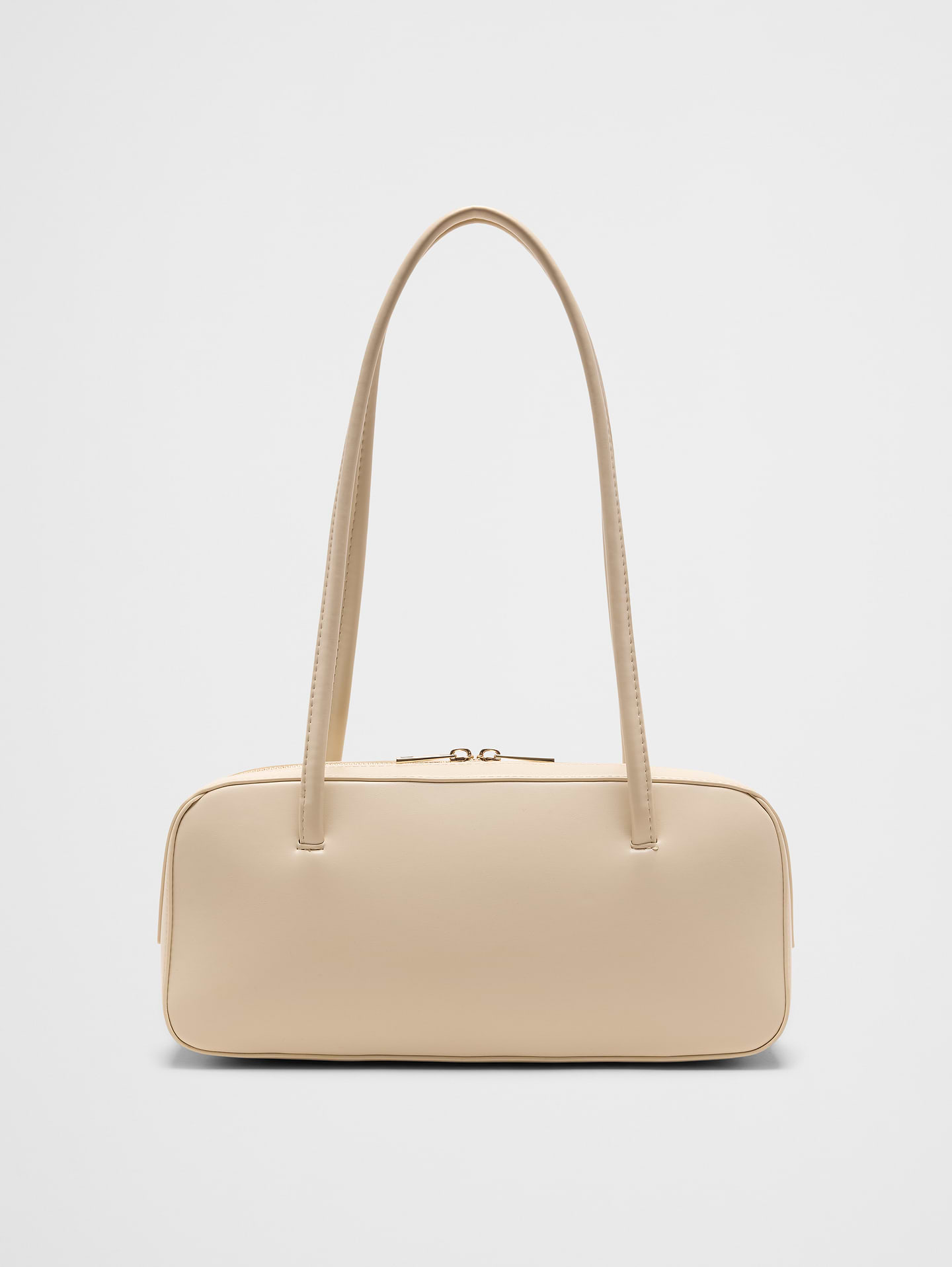 Image 4 of 7, Vegan Leather East West Top Handle Bag