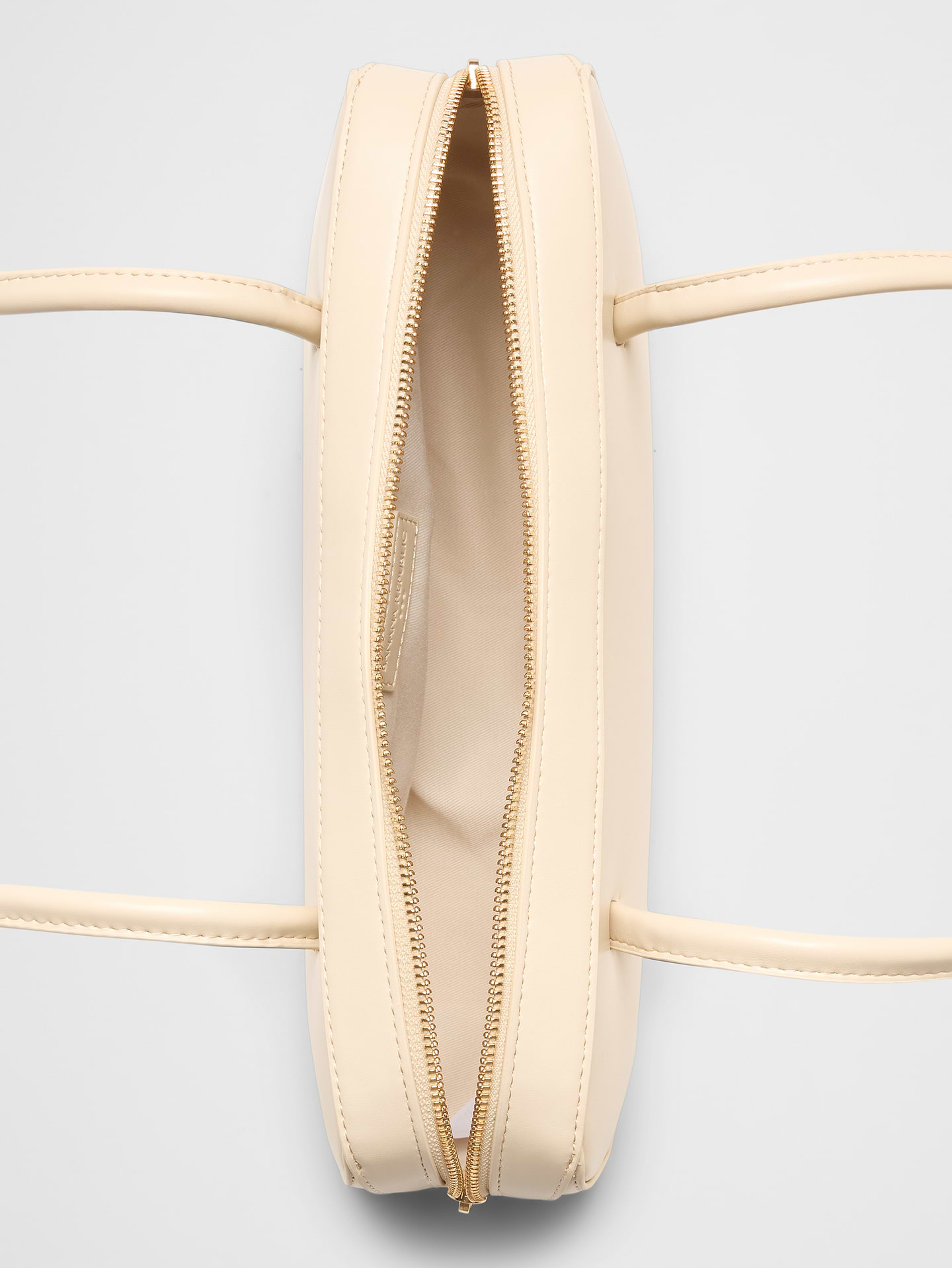 Image 5 of 7, Vegan Leather East West Top Handle Bag
