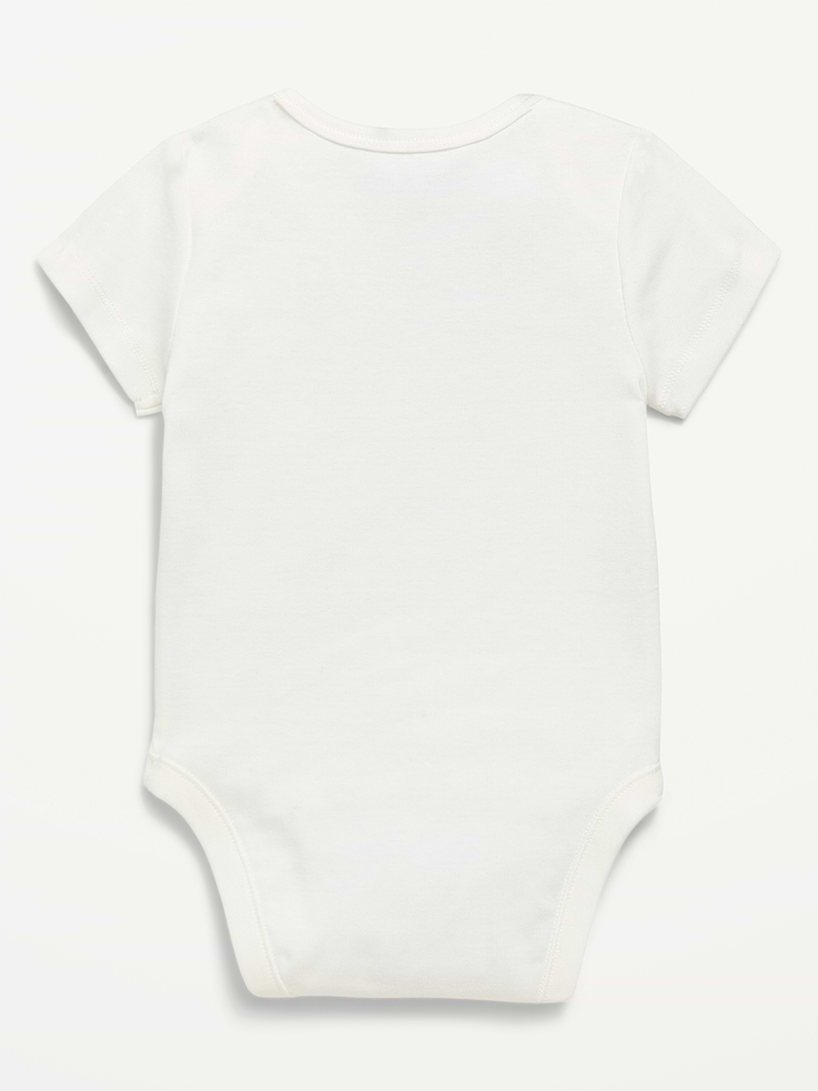 Image 2 of 2, Short-Sleeve Unisex Graphic Bodysuit for Baby