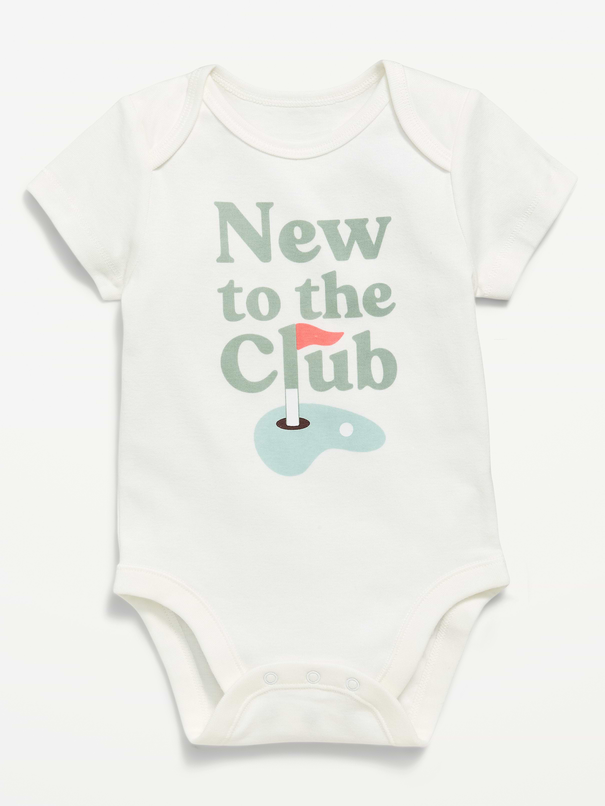 Image number 1 showing, Short-Sleeve Unisex Graphic Bodysuit for Baby