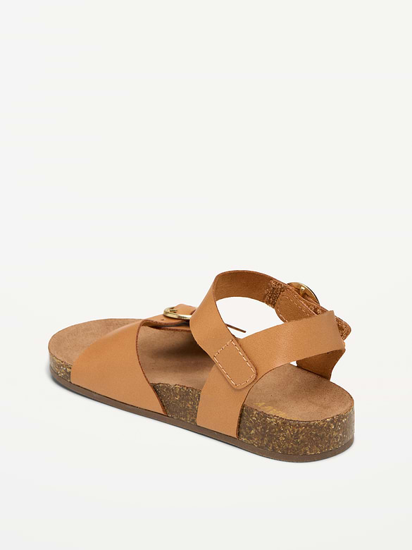 Buckled-Strap Sandals for Toddler Girls