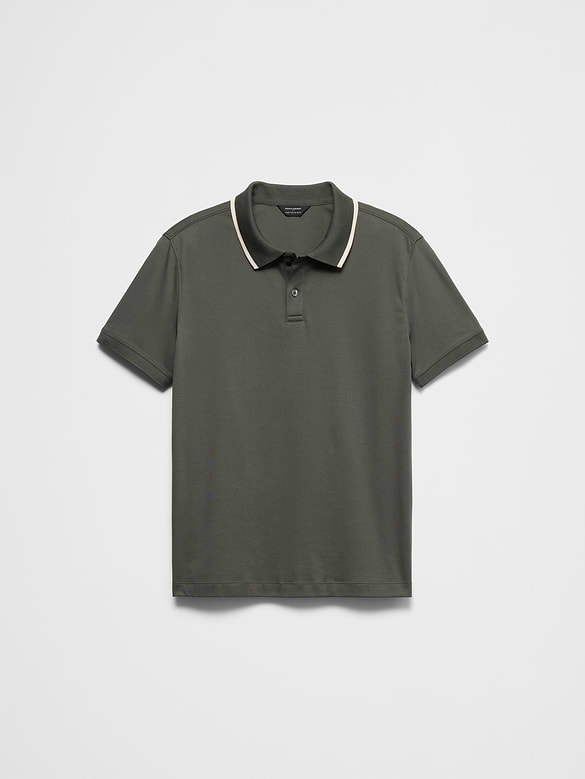 Slim-Fit Luxe Touch Tipped Polo