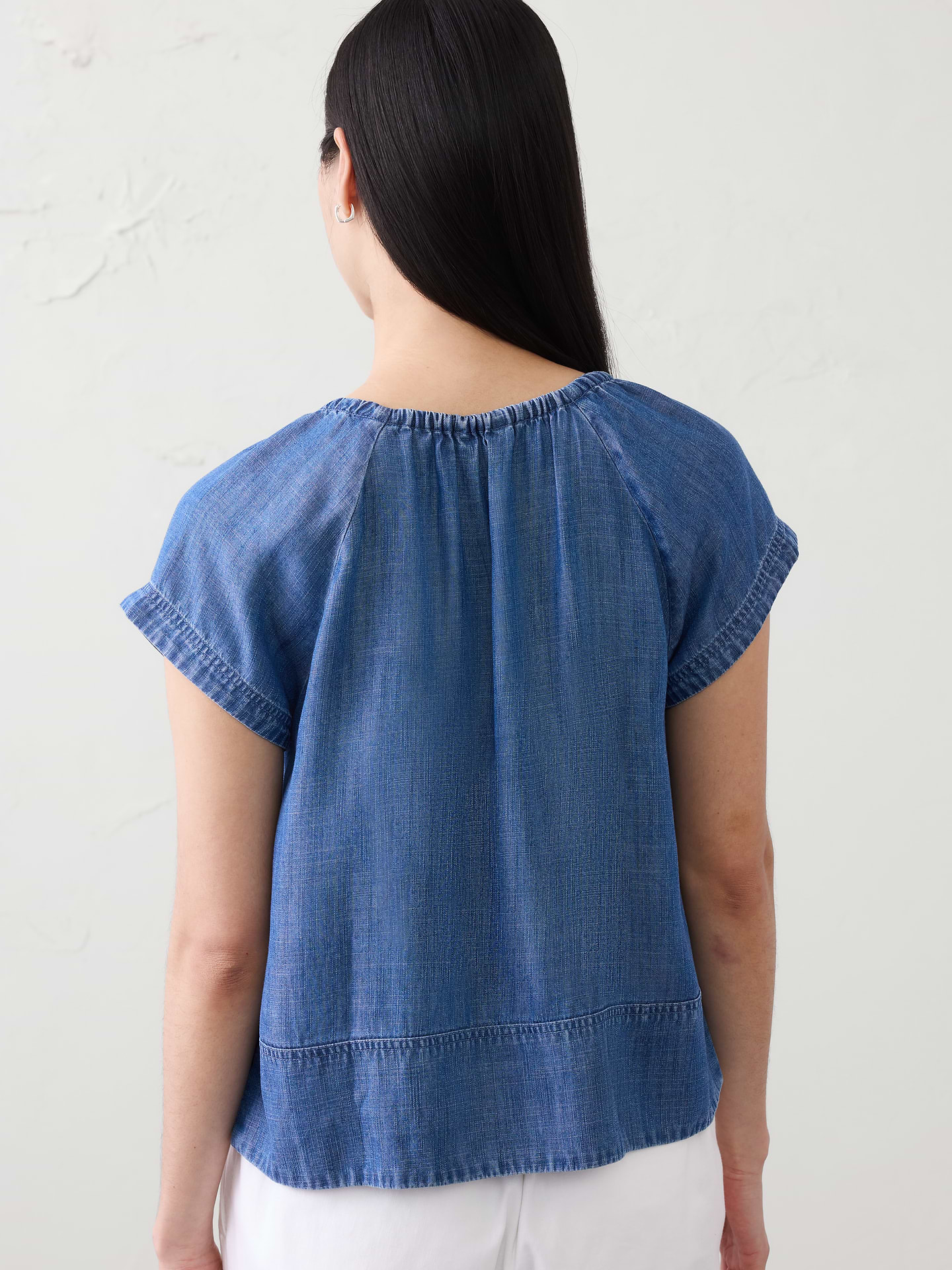 Image number 2 showing, Shirred Popover Top