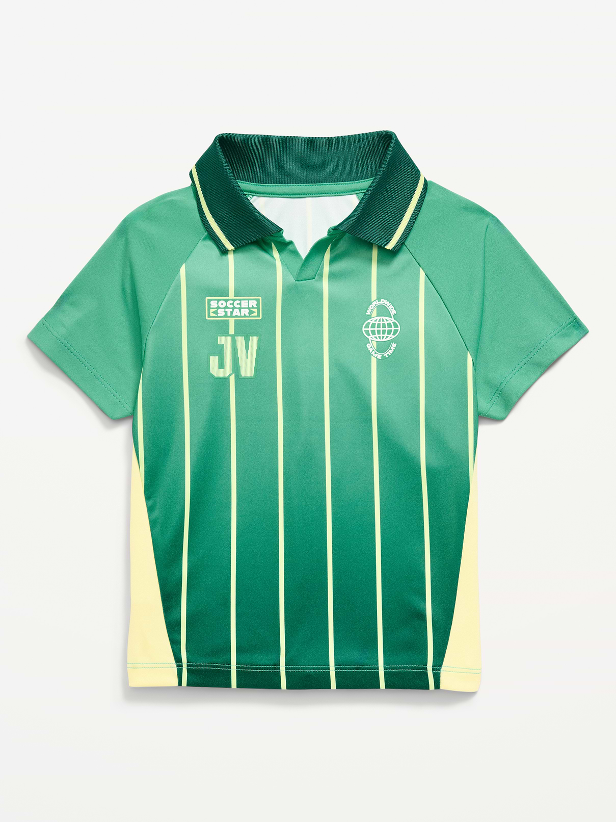 Image number 1 showing, Oversized Collared Graphic Performance Top for Toddler Boys