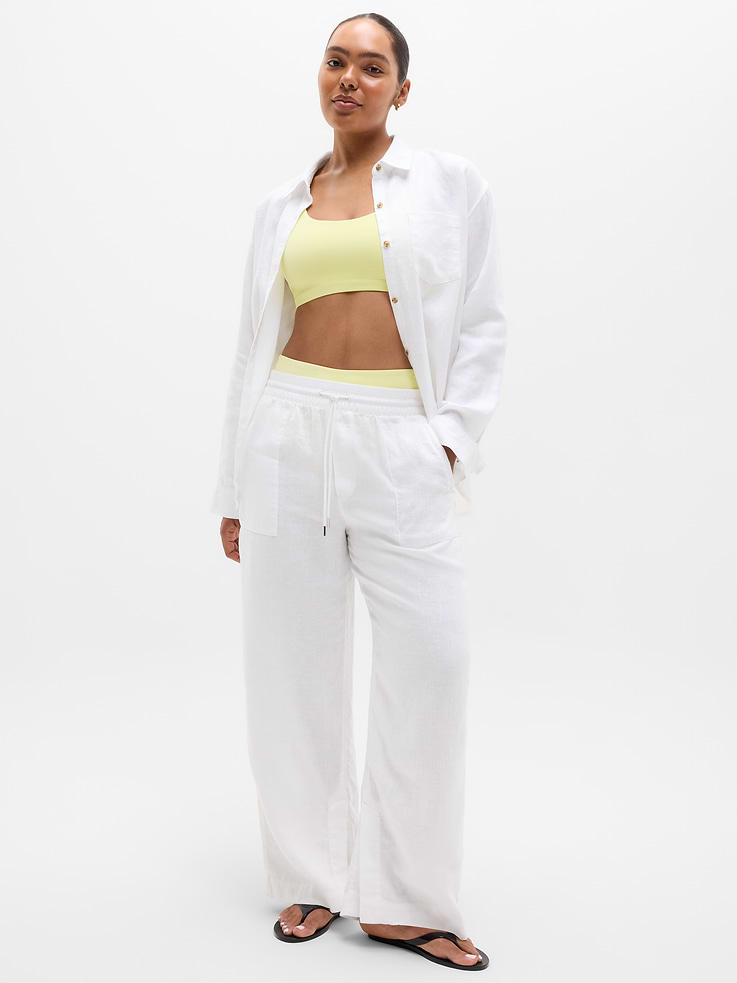 Image number 6 showing, Retreat Linen Top