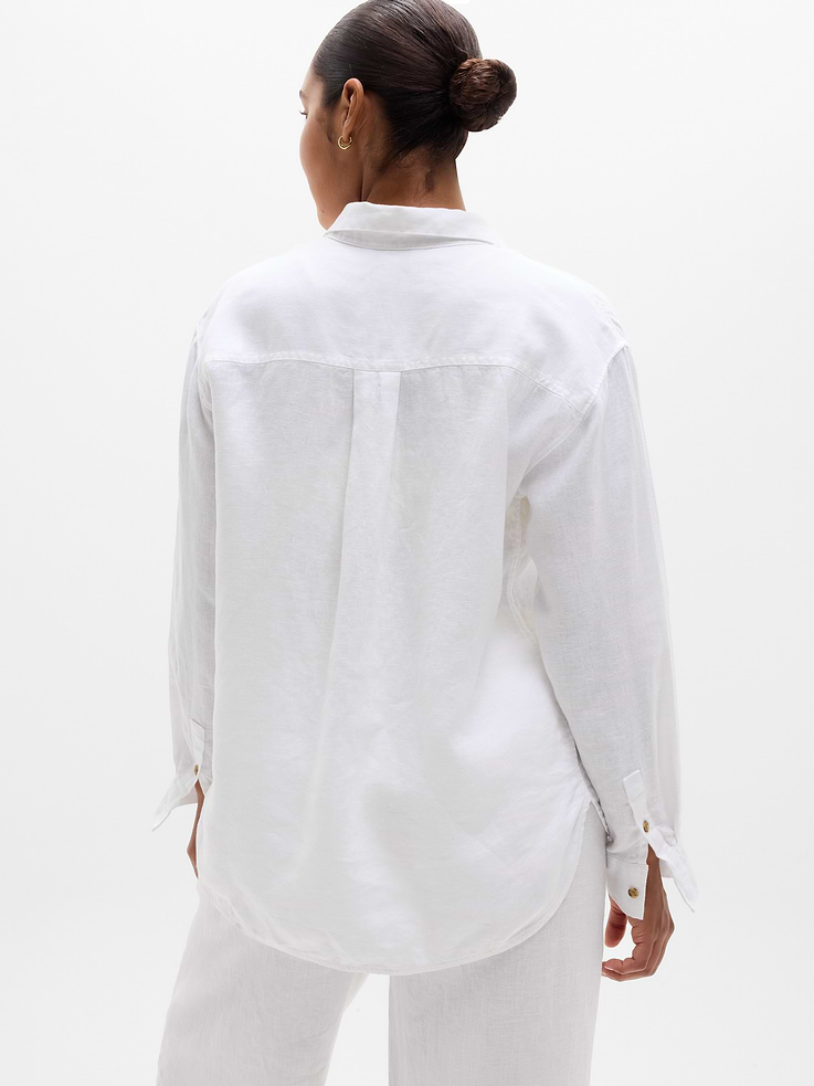 Image number 7 showing, Retreat Linen Top