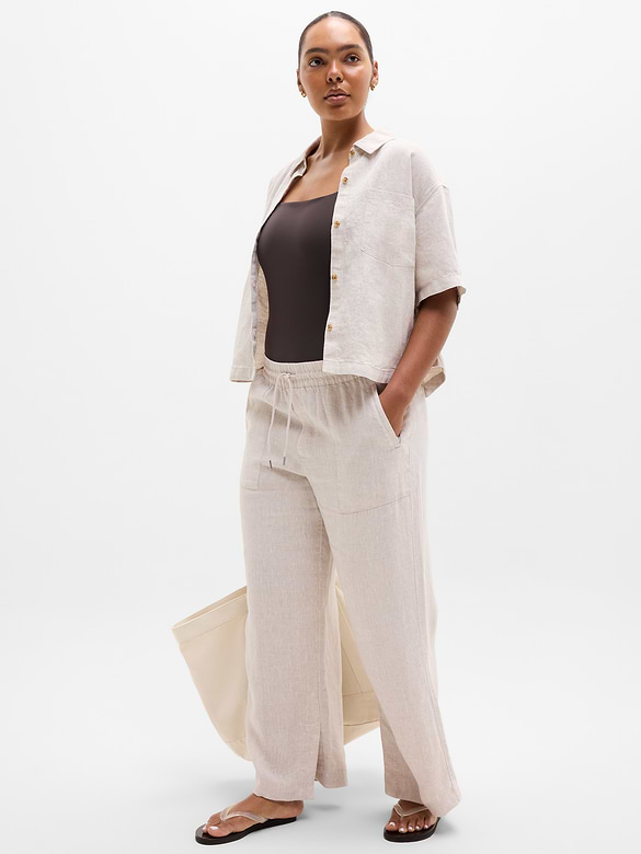 Retreat Linen Short Sleeve Shirt