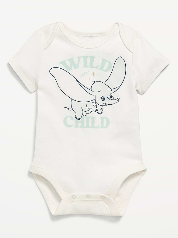 Disney© Dumbo Short-Sleeve Graphic Bodysuit for Baby
