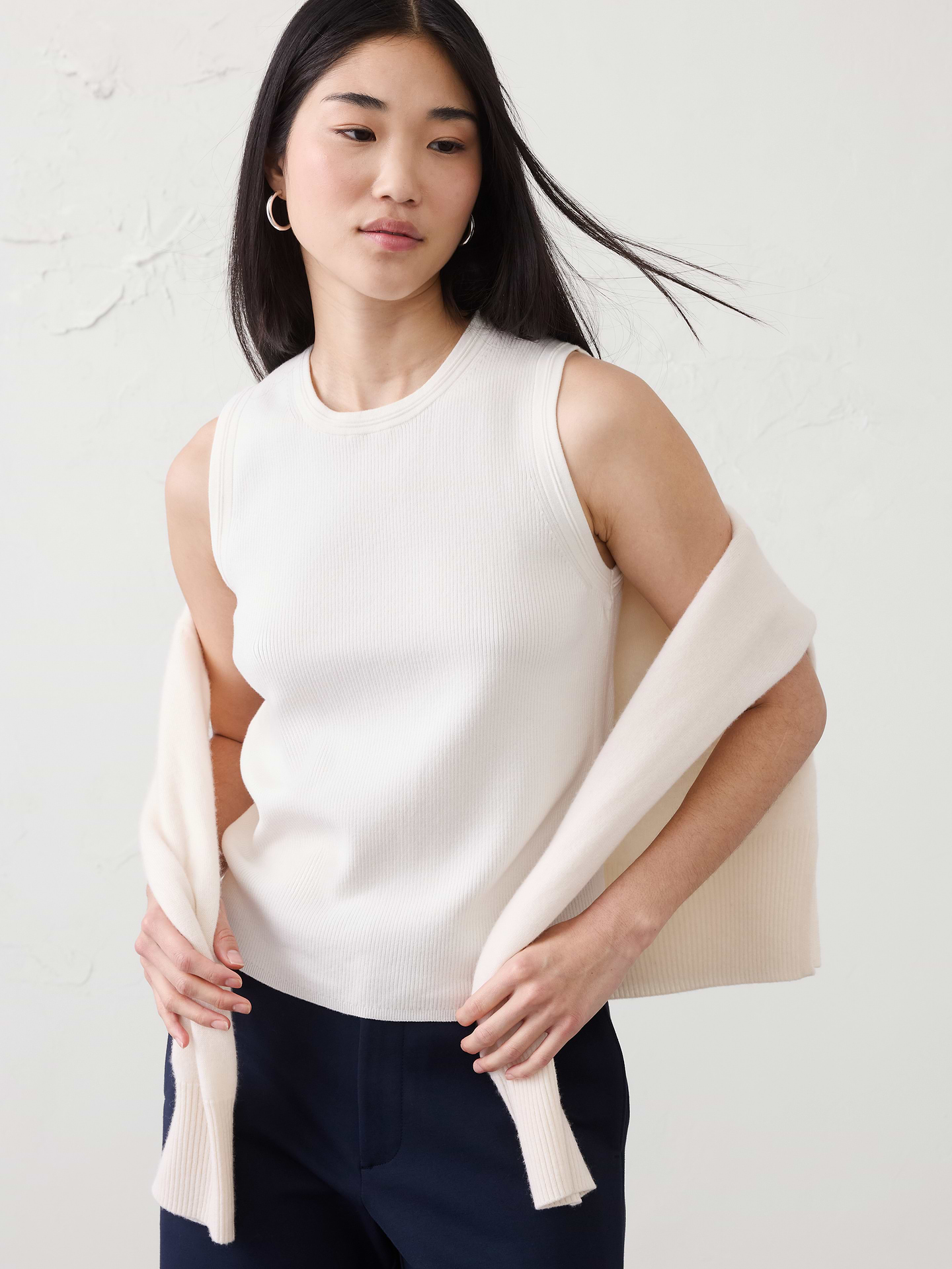 Image number 1 showing, Ribbed Sweater Tank